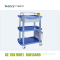 SALE SALE SALE steel with plastic durable medical treatment cart